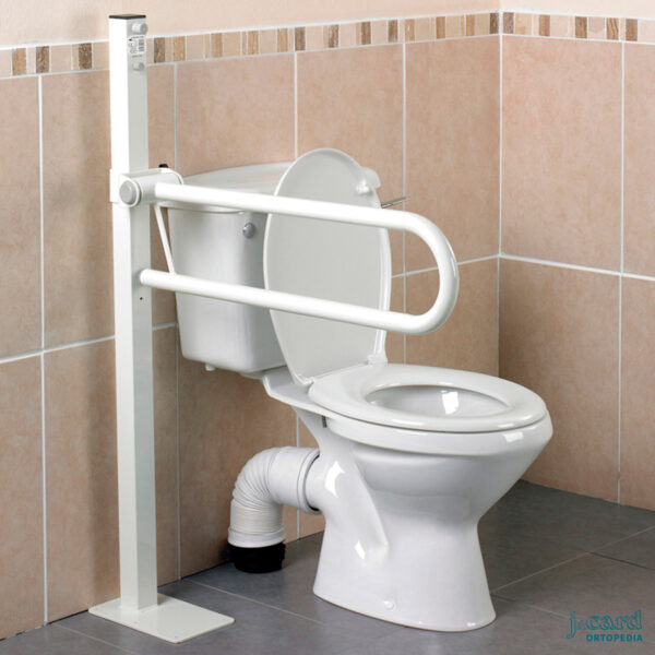 Barra de baño abatible sobre mástil LUX