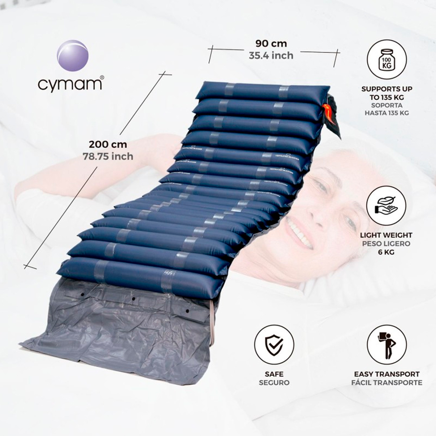 Colchón Cymam Antiescaras Tubular. "OLES".