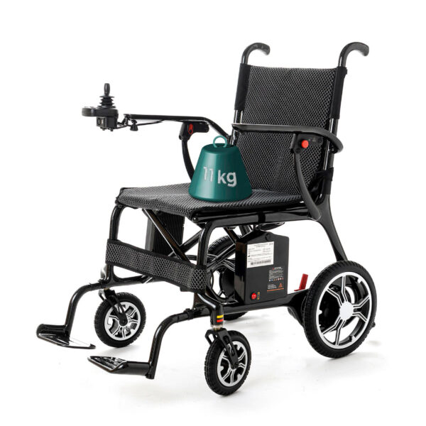 Silla de ruedas eléctrica estándar carbón