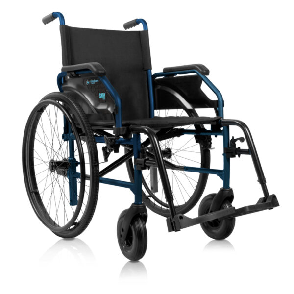 Silla de ruedas manual autopropulsable y plegable